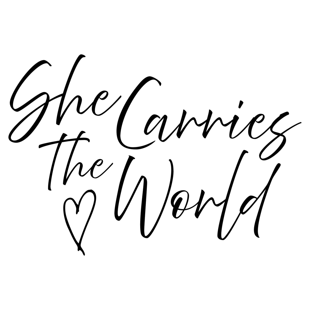 SheCarriesTheWorld